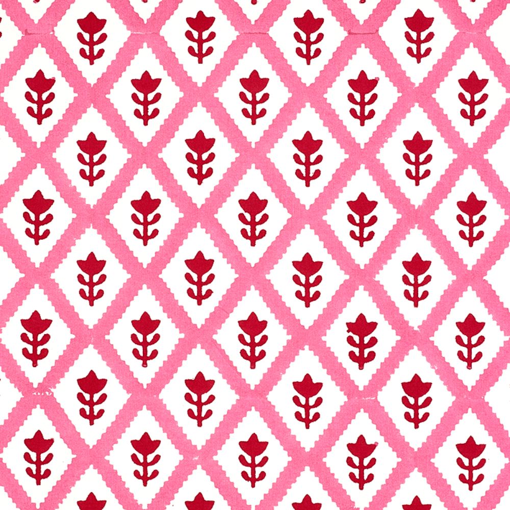 Schumacher 179231 Buti Fabric in Pink