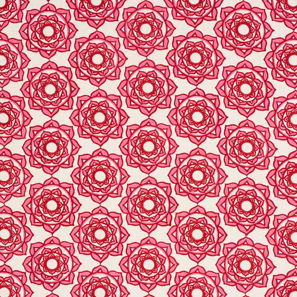Schumacher 179291 Rose Fabric in Pink