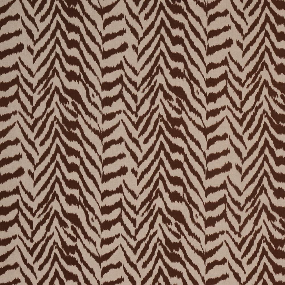 Schumacher 179413 Quincy Hand Print Fabric in Safari