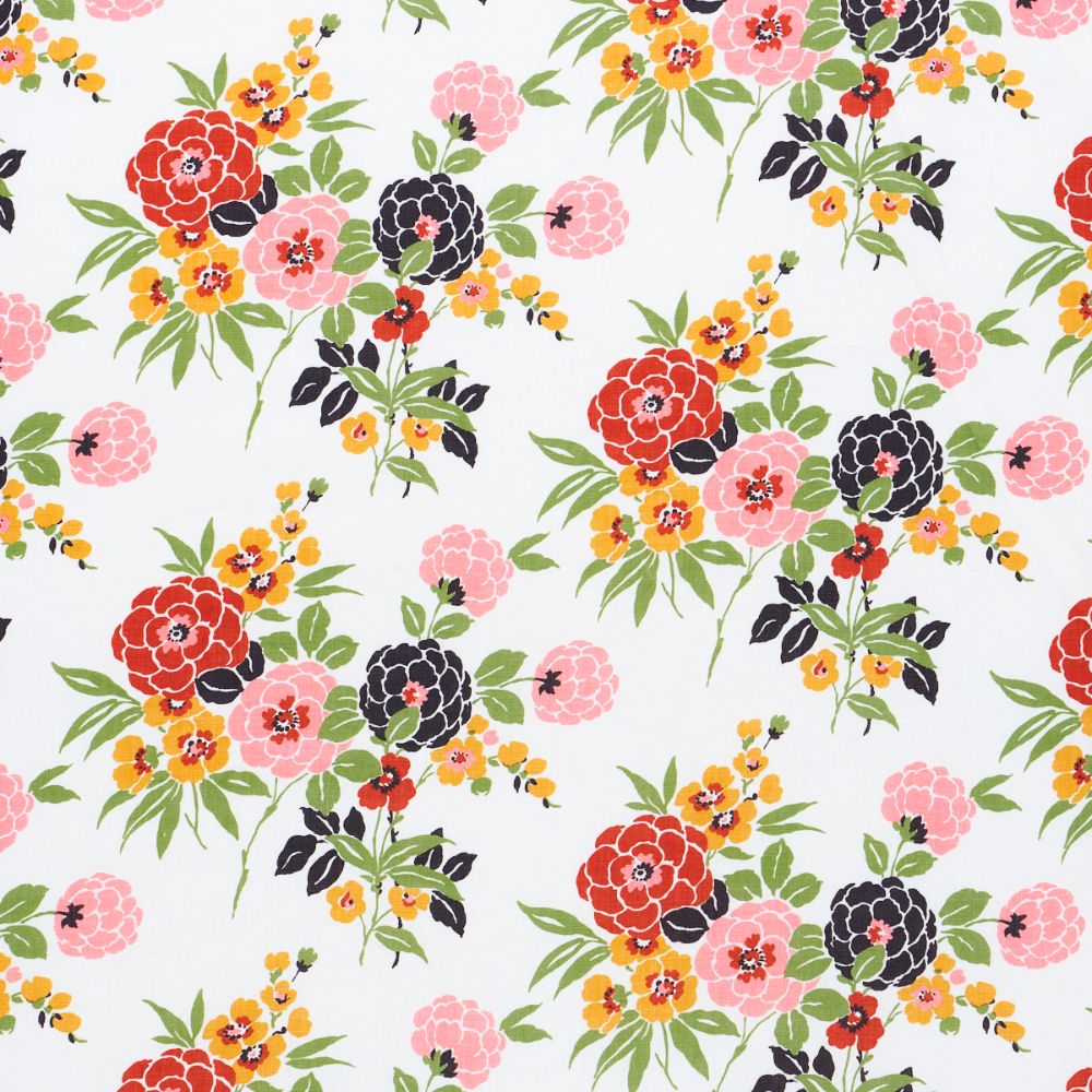 Schumacher 180022 Valentina Floral in Fabrics in Multicolor
