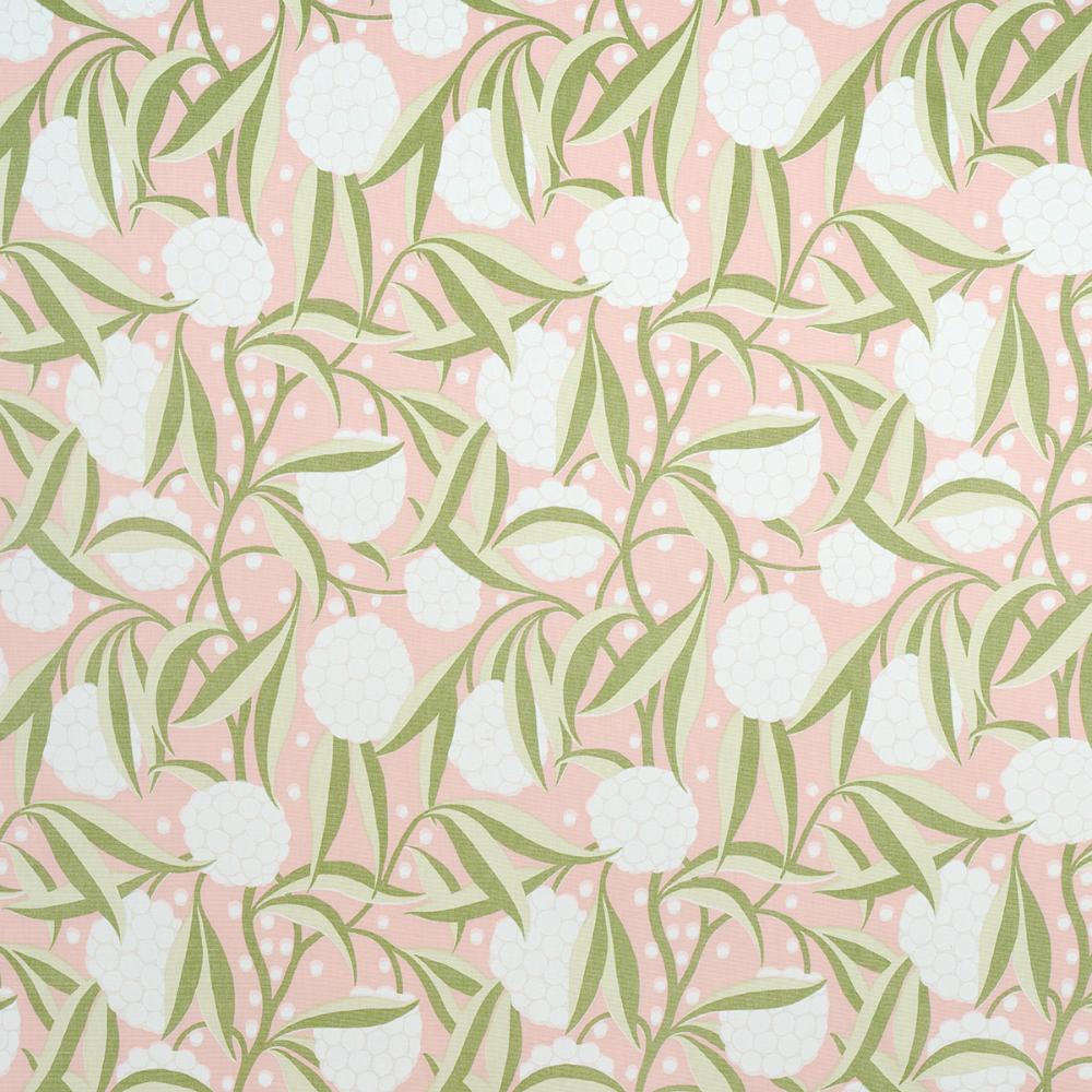 Schumacher 180071 Rubus Cotton Linen Fabric in Blush