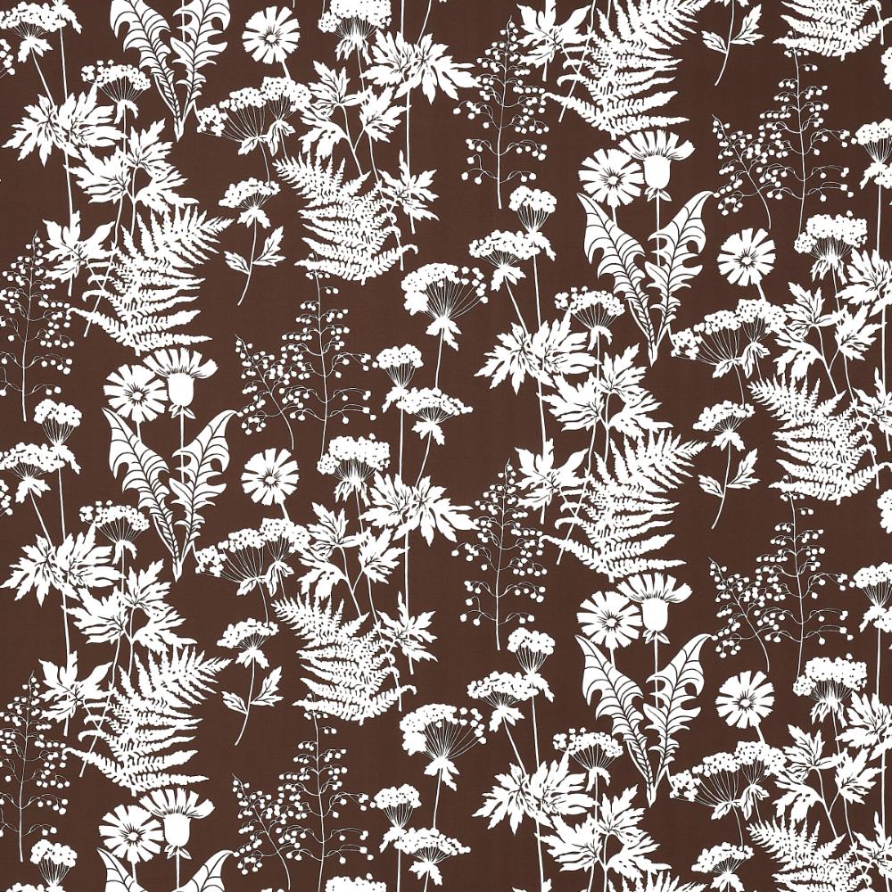 Schumacher 180222 Spring Floral Indoor/Outdoor Fabric in Brown