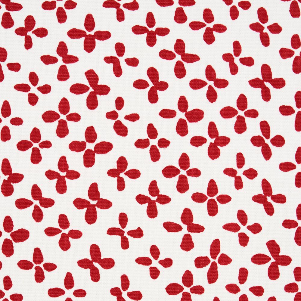 Schumacher 180382 Emerson Fabric in Red