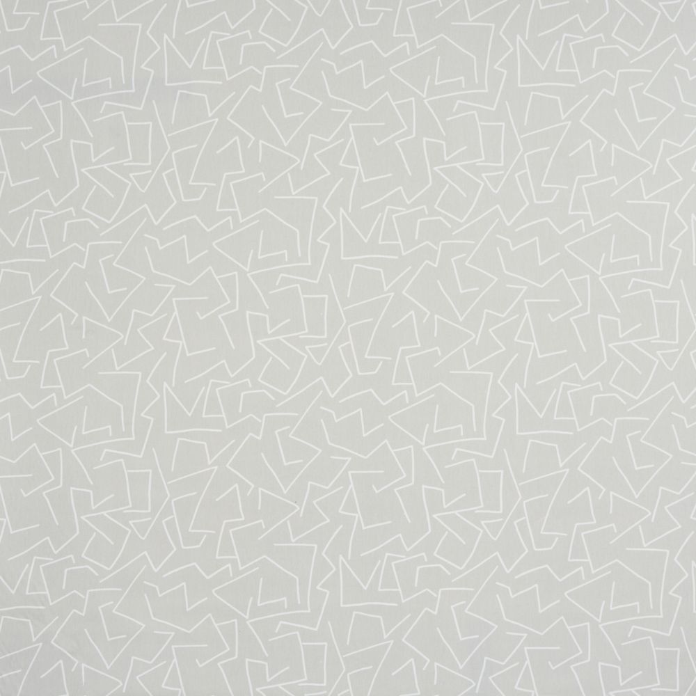 Schumacher 180411 Tangent Print Fabrics in Grey