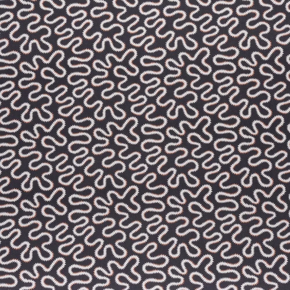 Schumacher 180552 New Traditional Provençal Zoelie Fabric in Carbon