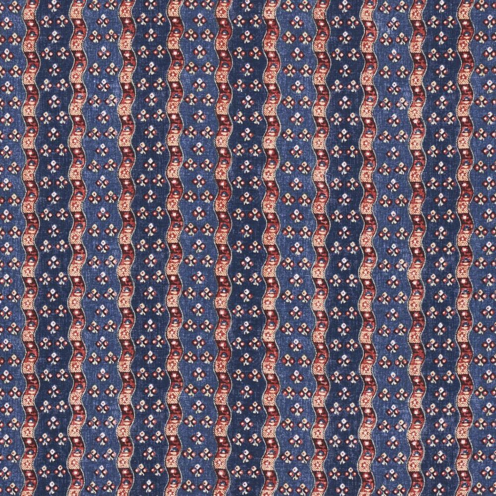 Schumacher 180560 New Traditional Provençal Ottilie Stripe Fabric in Document