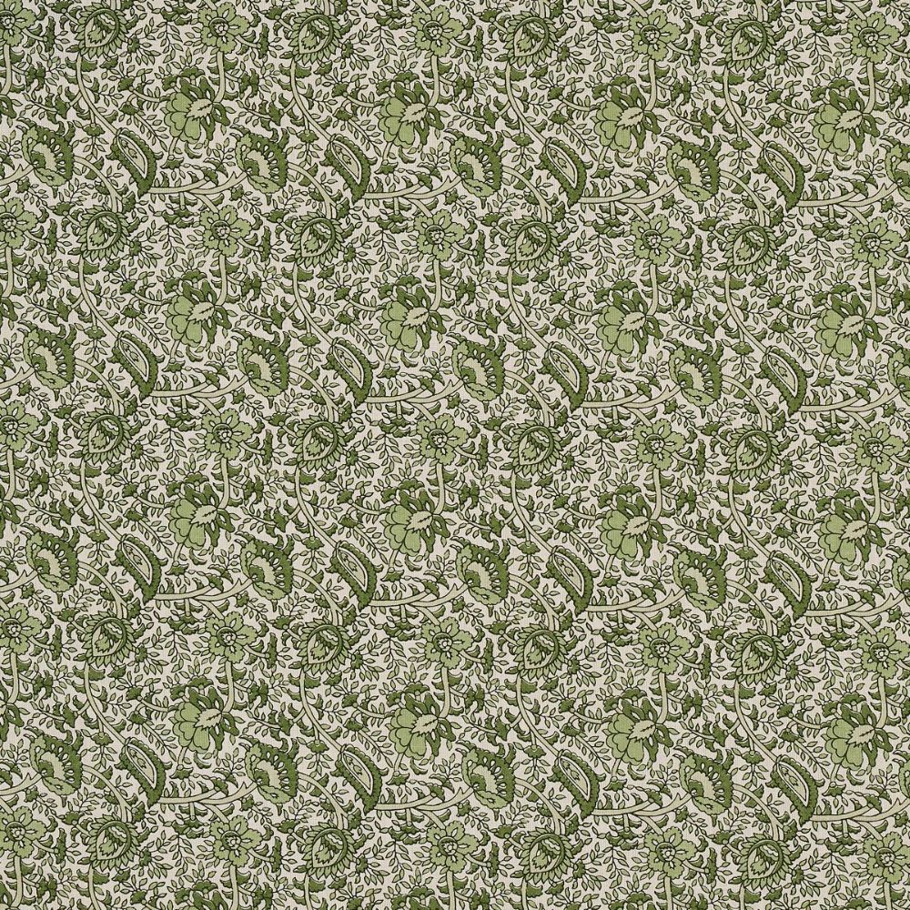 Schumacher 180711 Mark D. Sikes Daisy Indoor/Outdoor Fabric in Leaf Green
