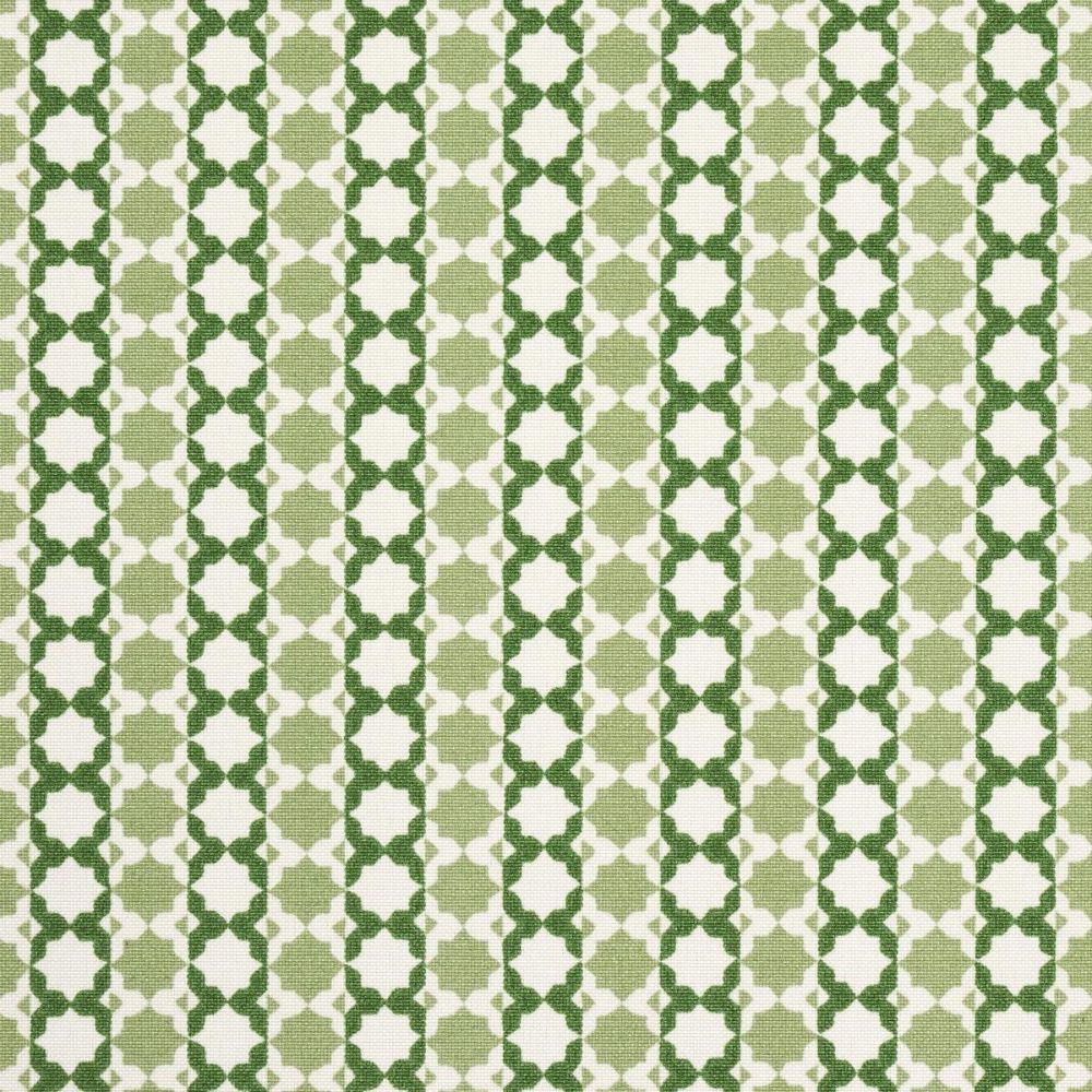 Schumacher 180751 Mark D. Sikes Posy Indoor/Outdoor Fabric in Leaf Green