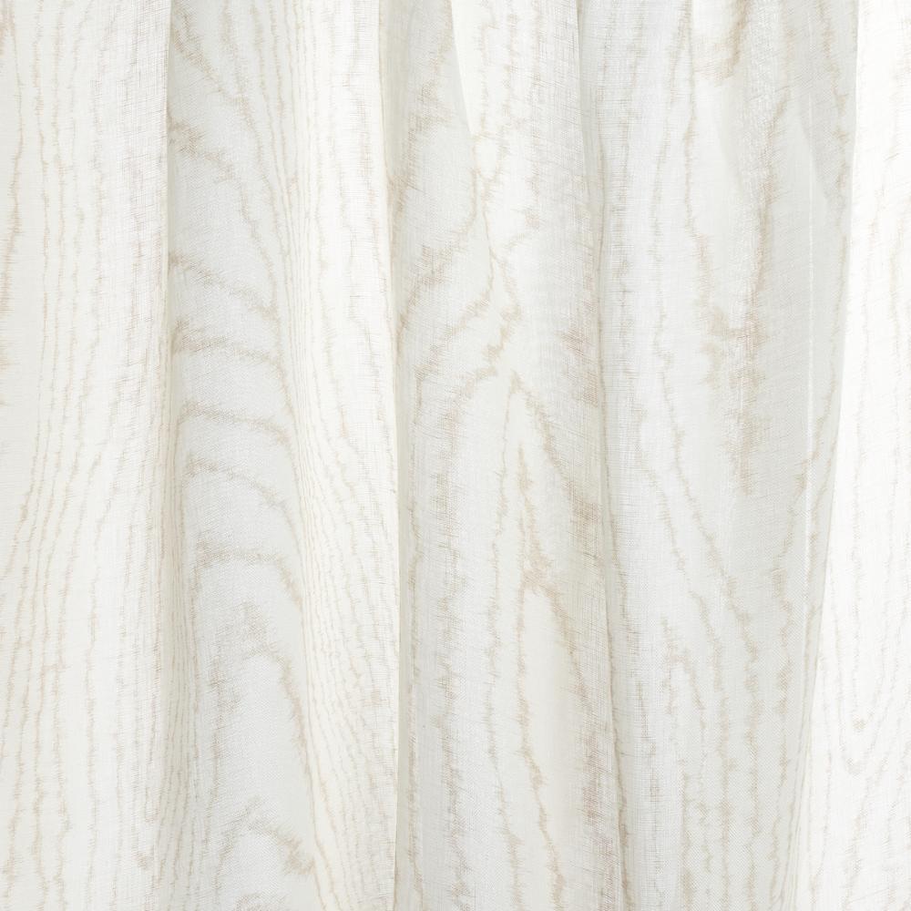 Schumacher 180790 Faux Bois Sheer Fabric in Sand
