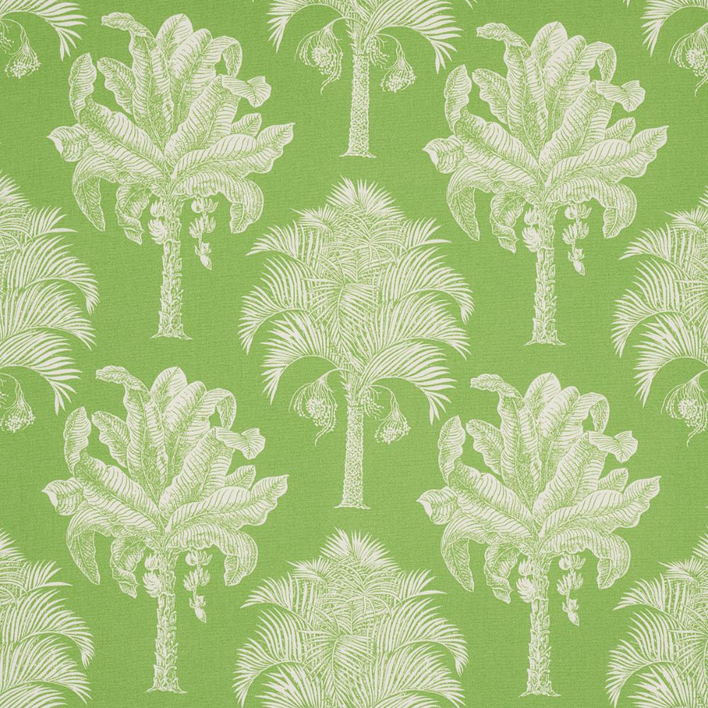 Schumacher 180960 Grand Palms Indoor/Outdoor Fabric in Green
