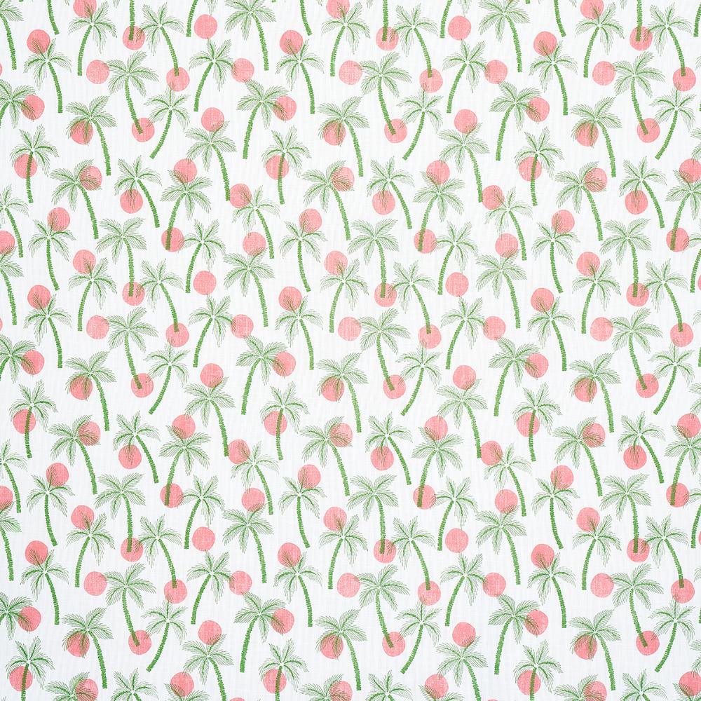 Schumacher 181011 Clarabella Palm Indoor/Outdoor Fabric in Tropical