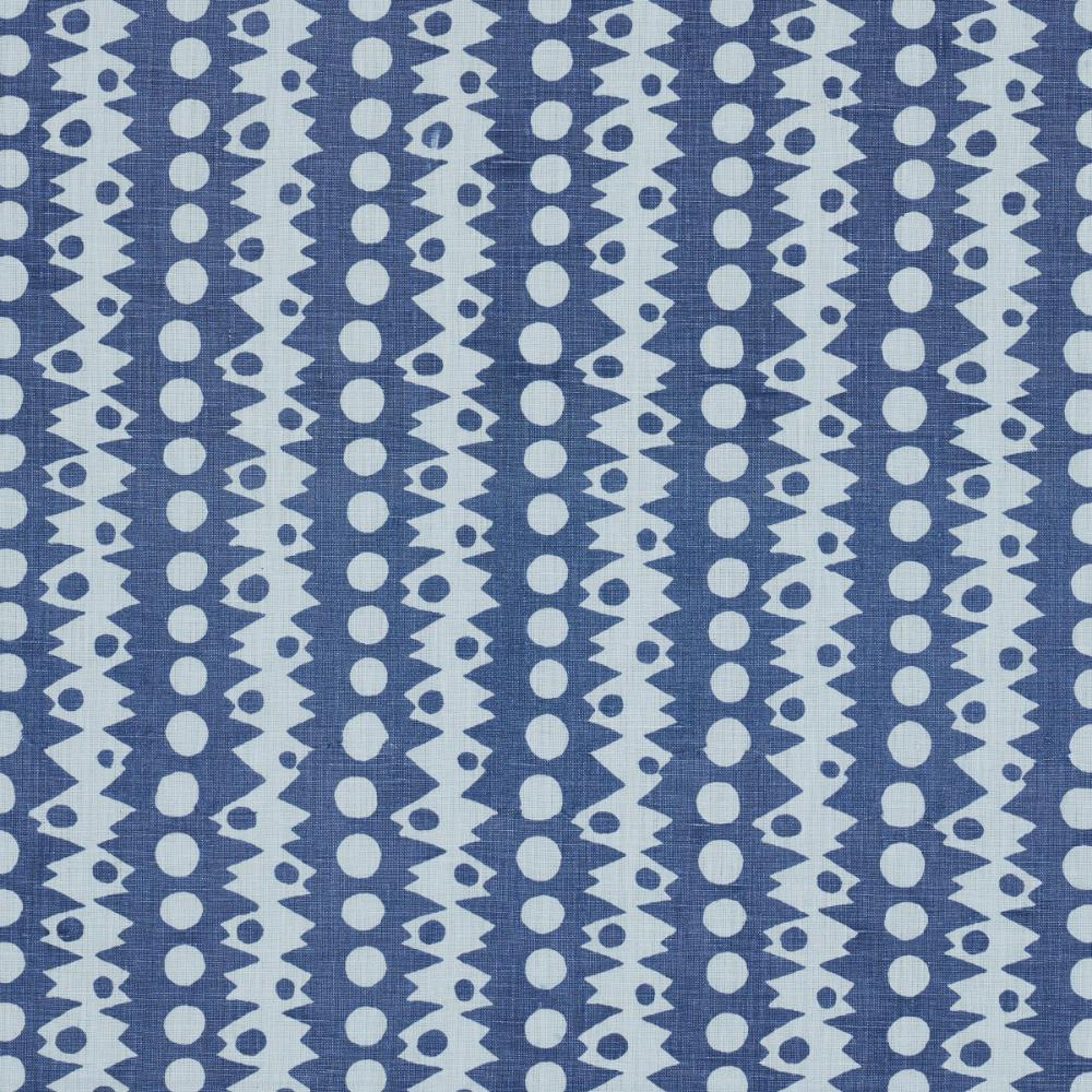 Schumacher 181550 Trickledown Fabric in Blues