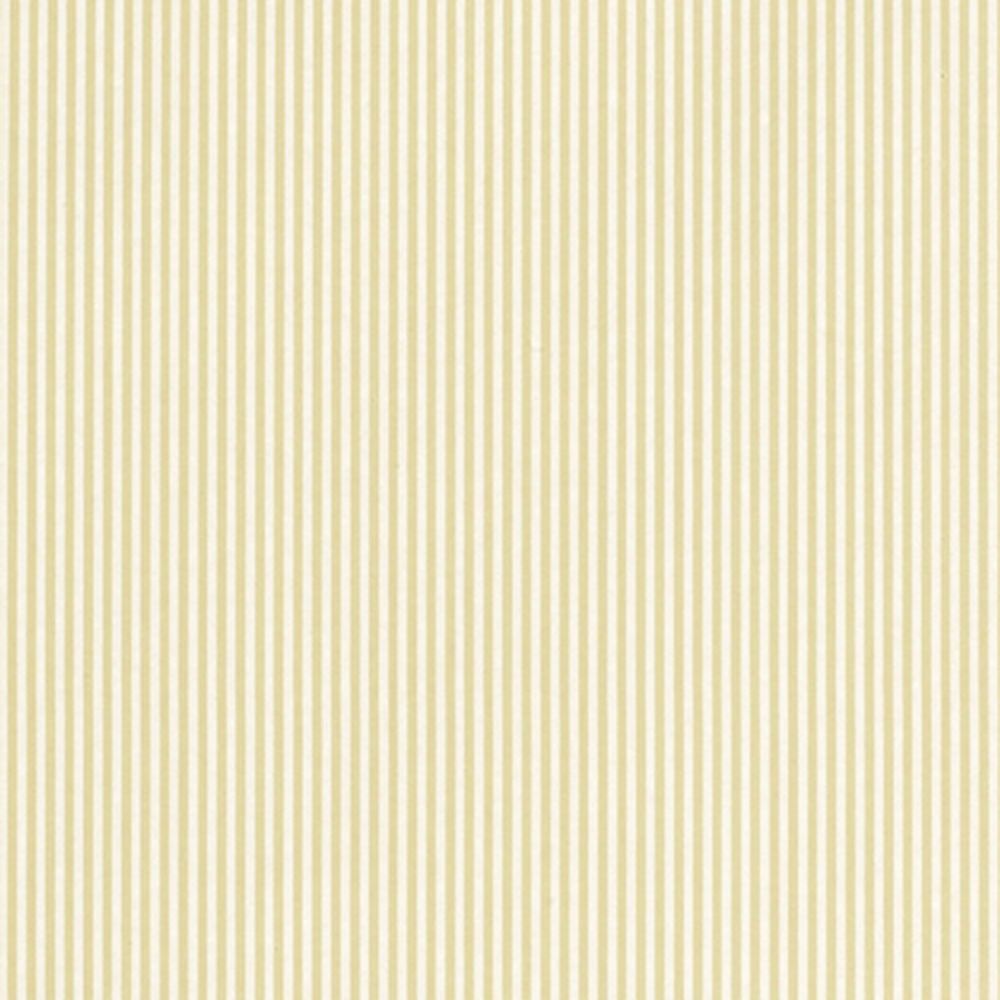 Schumacher 203791 Newport Stripe Wallpaper in Linen