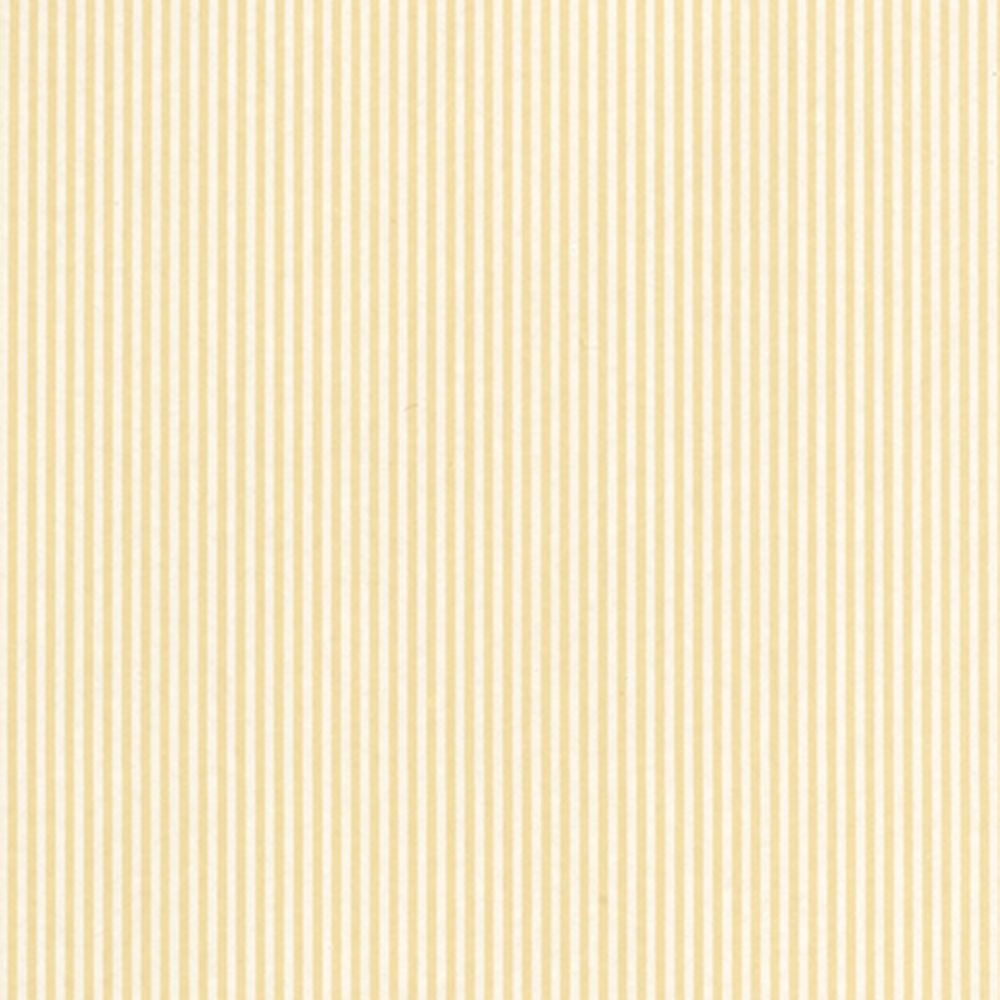 Schumacher 203792 Newport Stripe Wallpaper in Maize