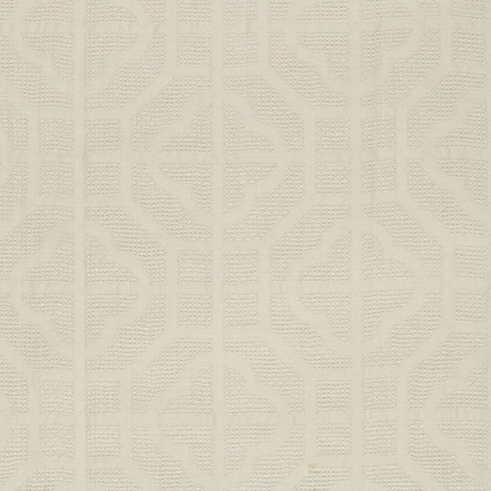 Schumacher 2643590 Crossbridge Casement Fabric in Ivory