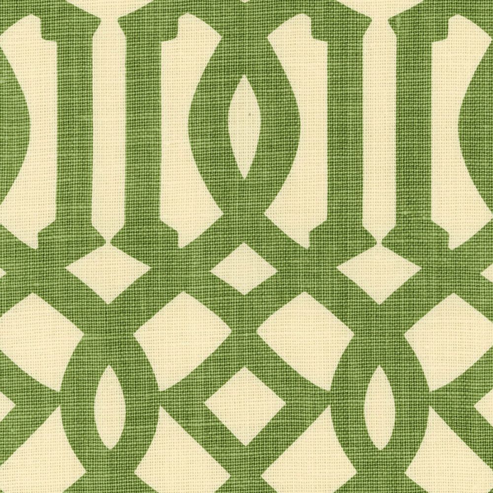 Schumacher 2643763 Imperial Trellis Fabric in Treillage/ivory