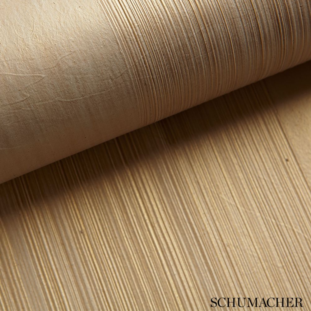 Schumacher 2707120 Casual Brush Wallpaper in Ivory