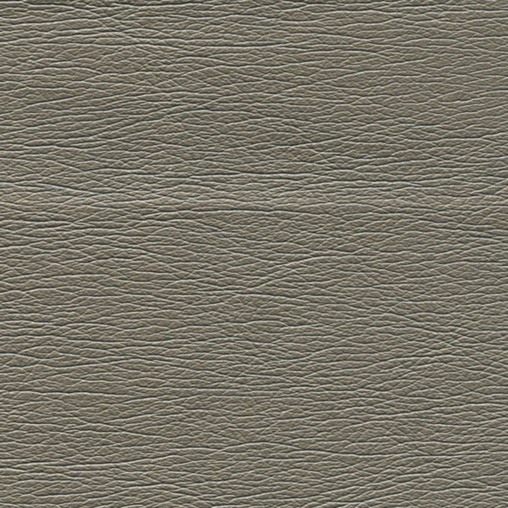 Schumacher 322-5768 Ultraleather Pearlized Fabric in Pewter