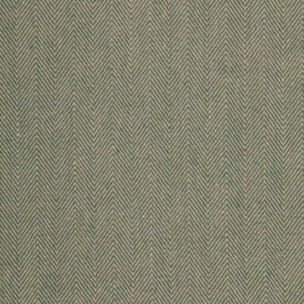 Schumacher 3359034 Preston Linen Chevron Fabric in Teal