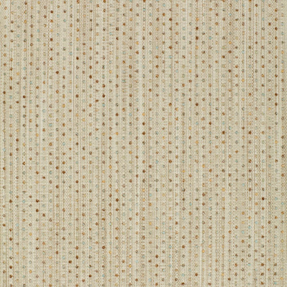 Schumacher 3478002 Reilly Chenille Dot Fabric in Sand
