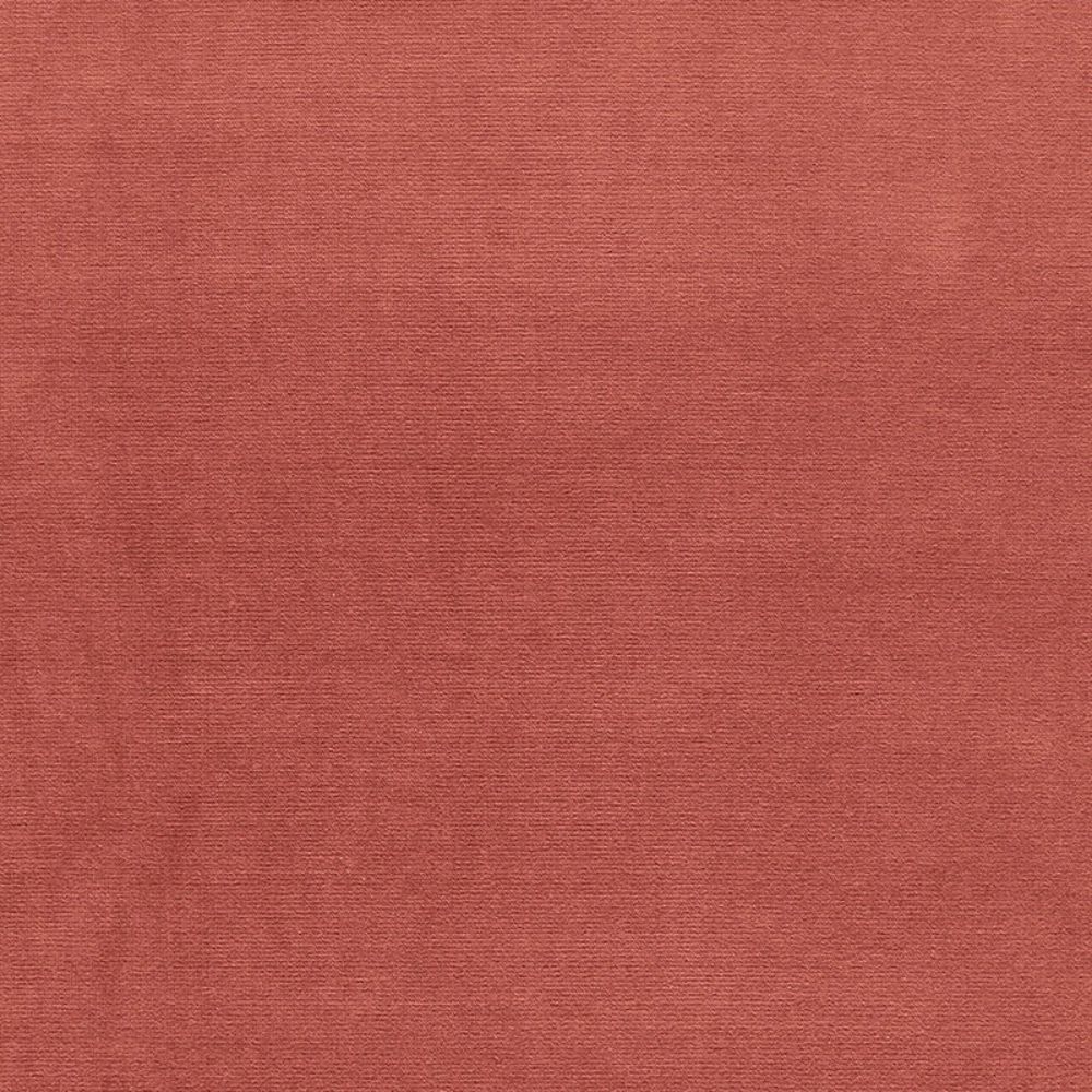 Schumacher 42709 Gainsborough Velvet Fabric in Rouge