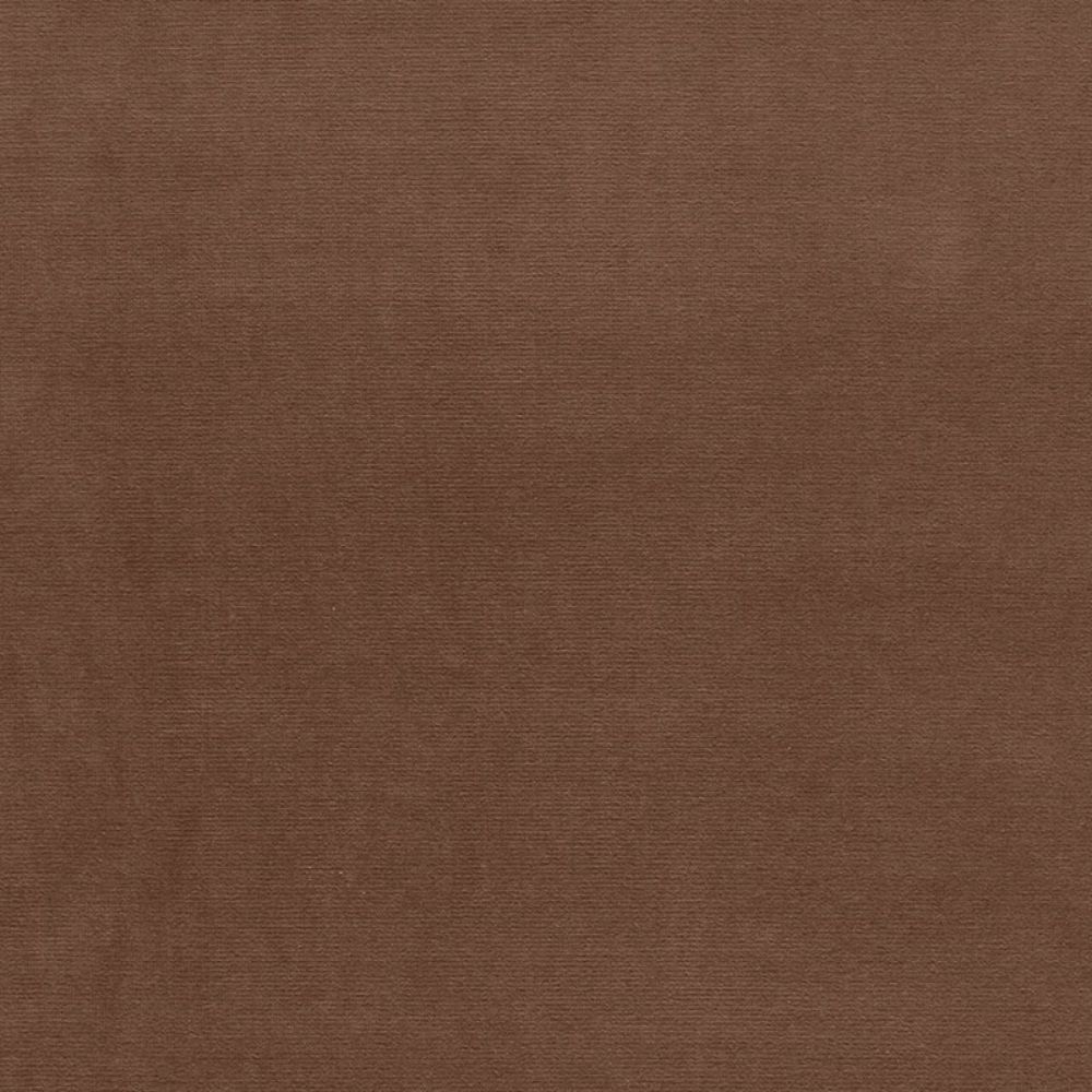 Schumacher 42773 Gainsborough Velvet Fabric in Brown Sugar