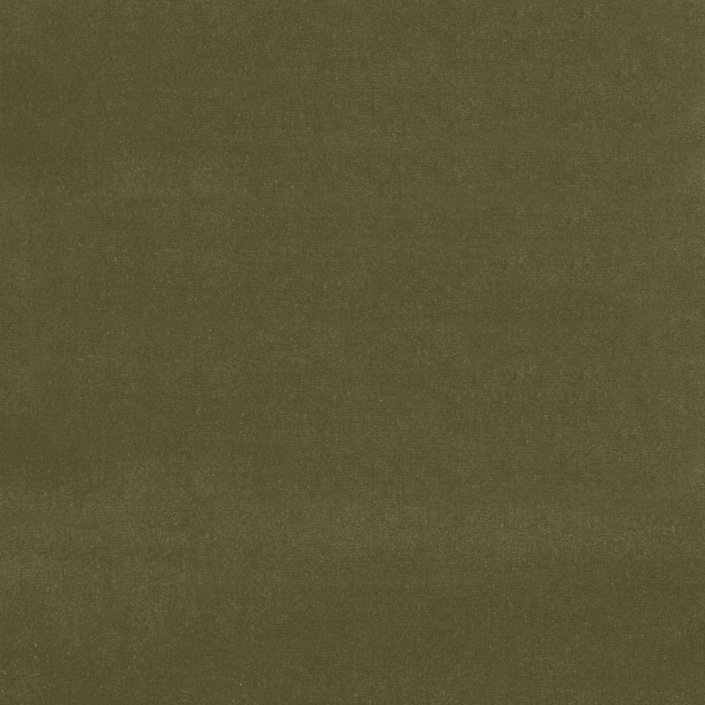 Schumacher 42867 Gainsborough Velvet Fabric in Dark Olive