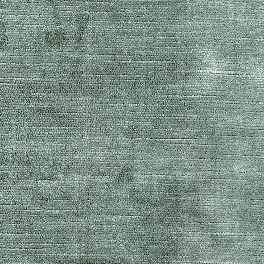 Schumacher 43146 Antique Linen Velvet Fabric in Aqua