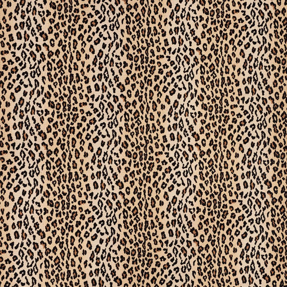 Schumacher 43181 Safari Epingle Fabric in Leopard