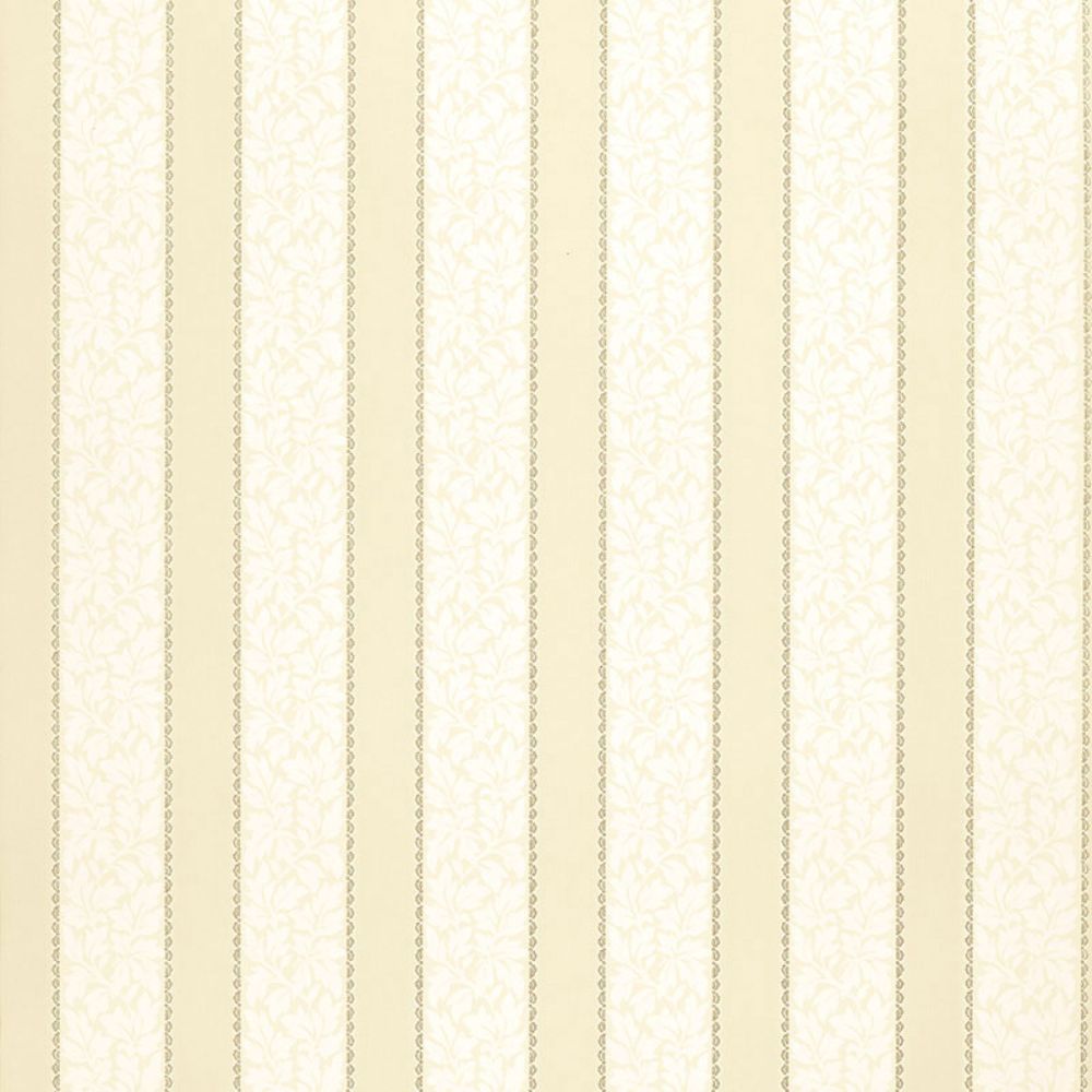 Schumacher 5004431 Wallis Stripe Wallpaper in Bone