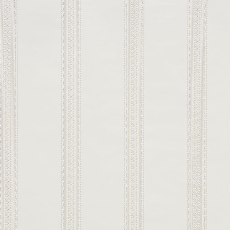 Schumacher 5004585 Simply-Charming Collection Lorraine Stripe Wallpaper in Linen