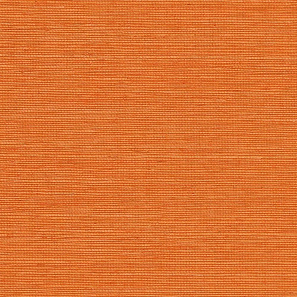 Schumacher 5004719 Haruki Sisal Wallpaper in Mandarin