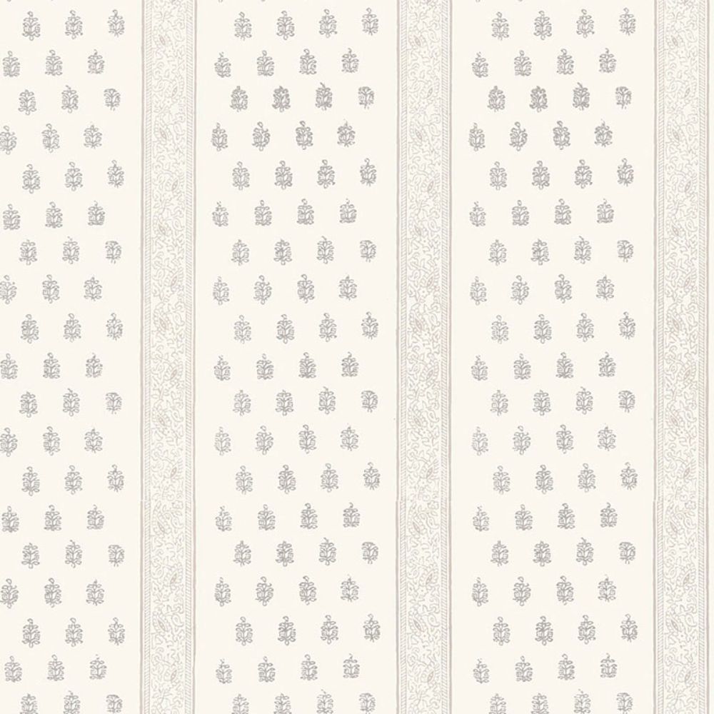 Schumacher 5005200 Katsura Stripe Wallpaper in Oyster