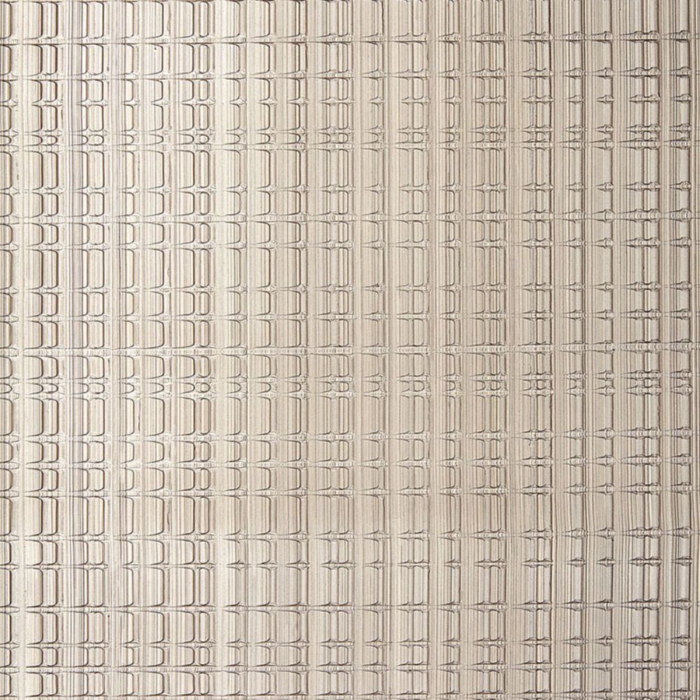Schumacher 5005642 Urban Stripe Wallpaper in Zinc