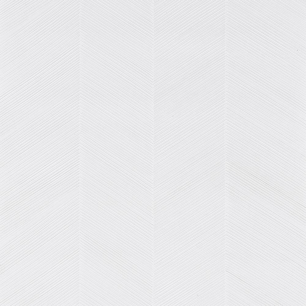 Schumacher 5005656 Chevron Texture Wallpaper in White