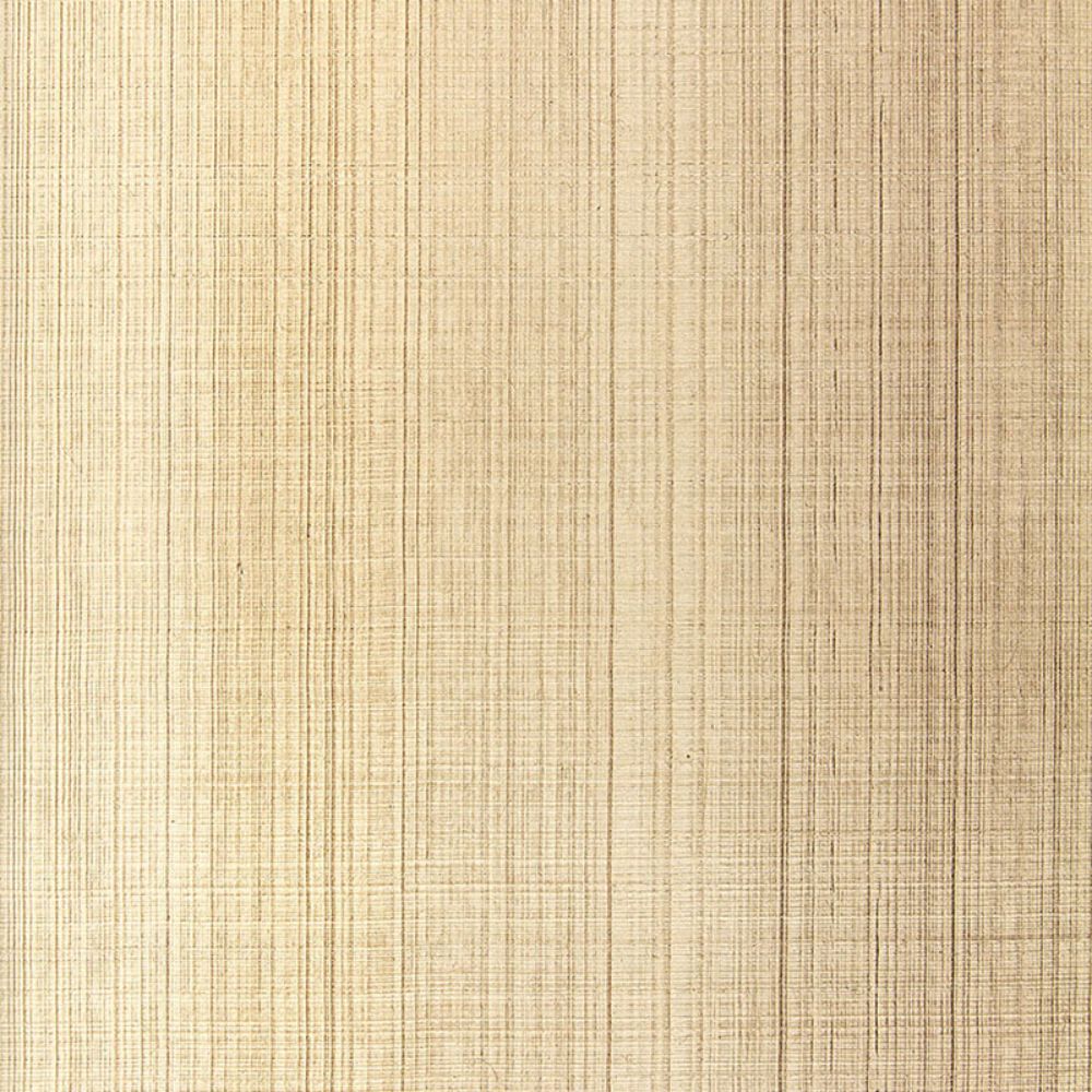 Schumacher 5005783 Brushed Plaid Wallpaper in Aged Silver