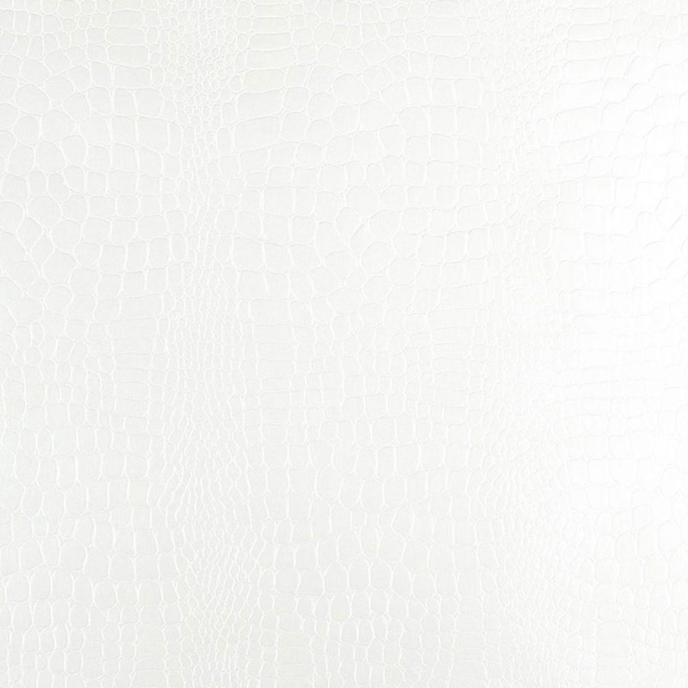 Schumacher 5005830 Crocodile Wallpaper in White