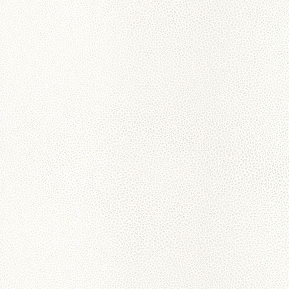 Schumacher 5005850 Shagreen Wallpaper in White Pearl