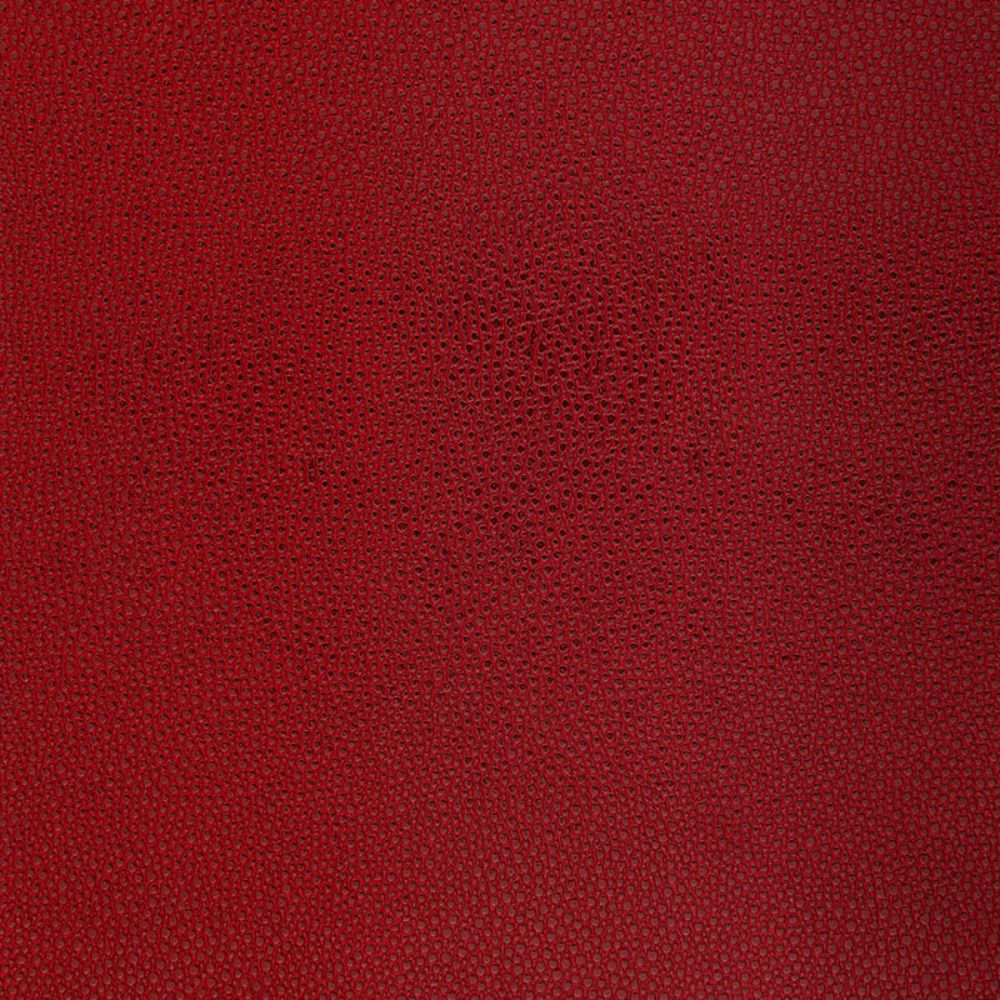 Schumacher 5005853 Shagreen Wallpaper in Oxblood