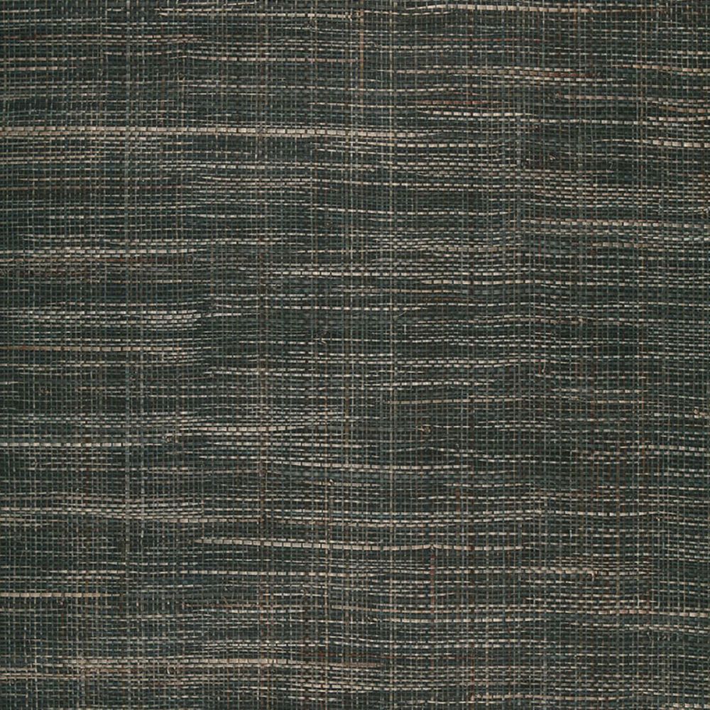 Schumacher 5006184 Pondera Weave Wallpaper in Denim