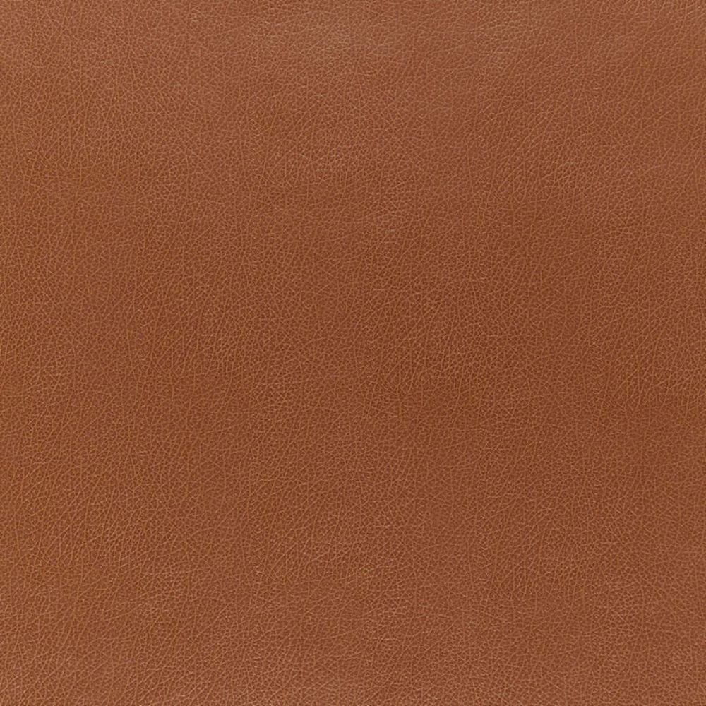 Schumacher 5006210 Canyon Leather Wallpaper in Saddle