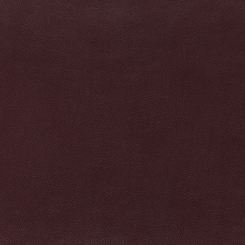 Schumacher 5006213 Canyon Leather Wallpaper in Port