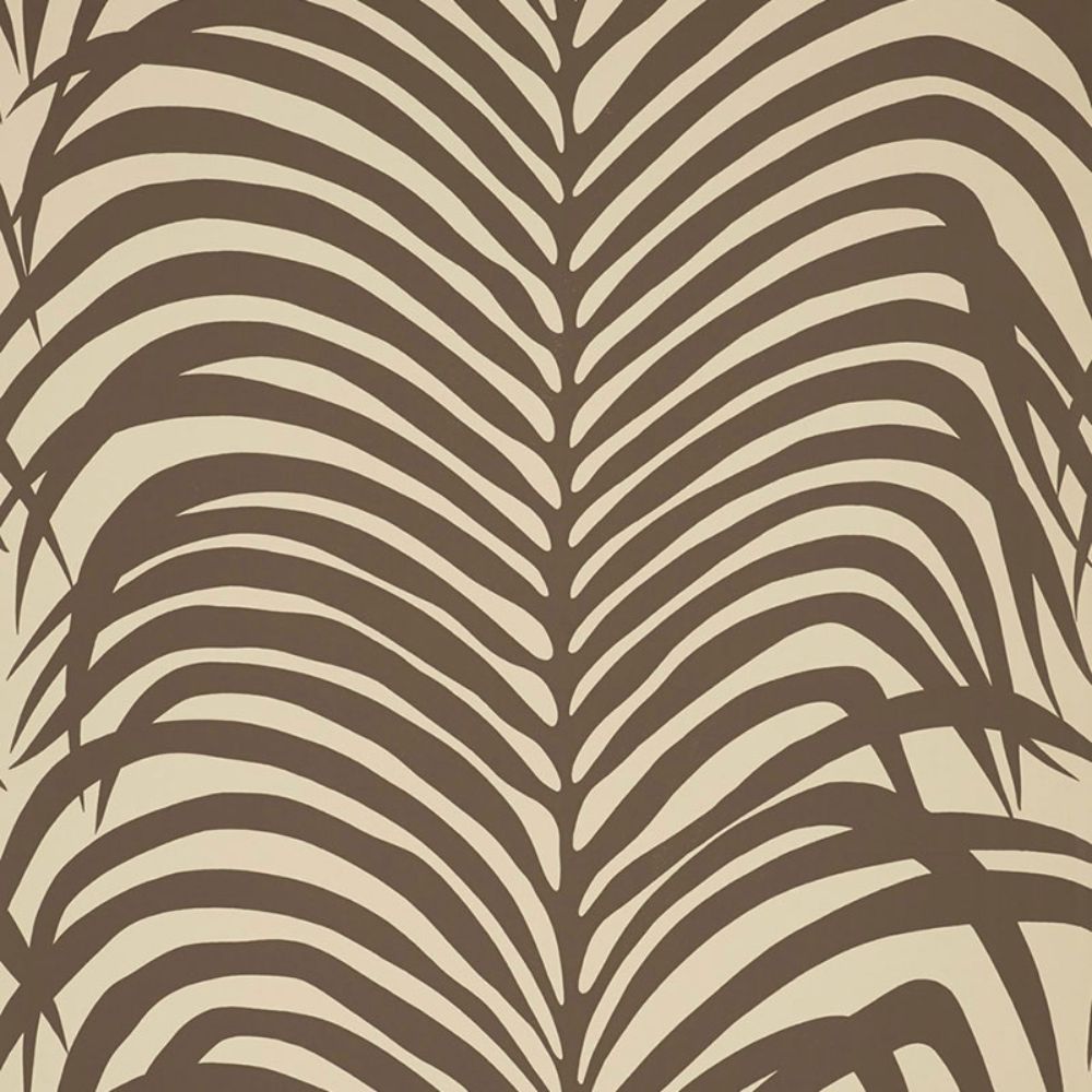 Schumacher 5006933 Zebra Palm Wallpaper in Java