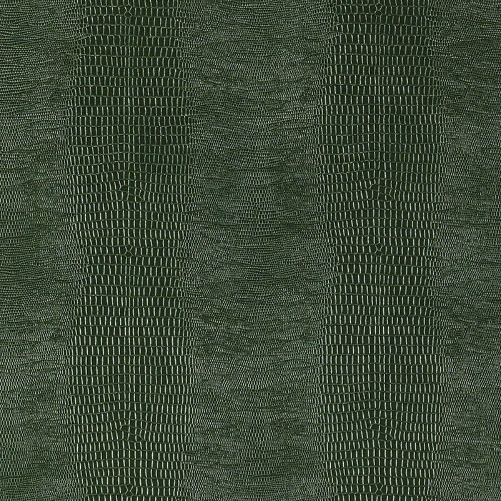 Schumacher 5007342 Komodo Wallpaper in Forest Green