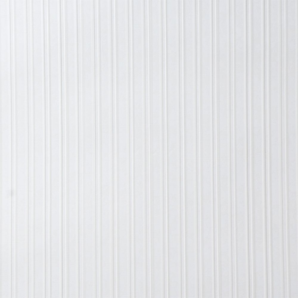 Schumacher 5007364 Galvanized Rib Wallpaper in Ivory