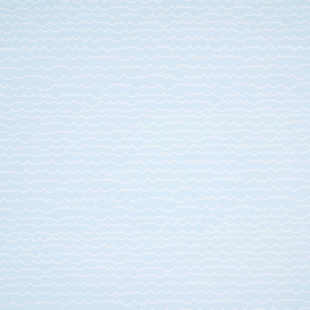 Schumacher 5007464 Waves Wallpaper in White On Sky