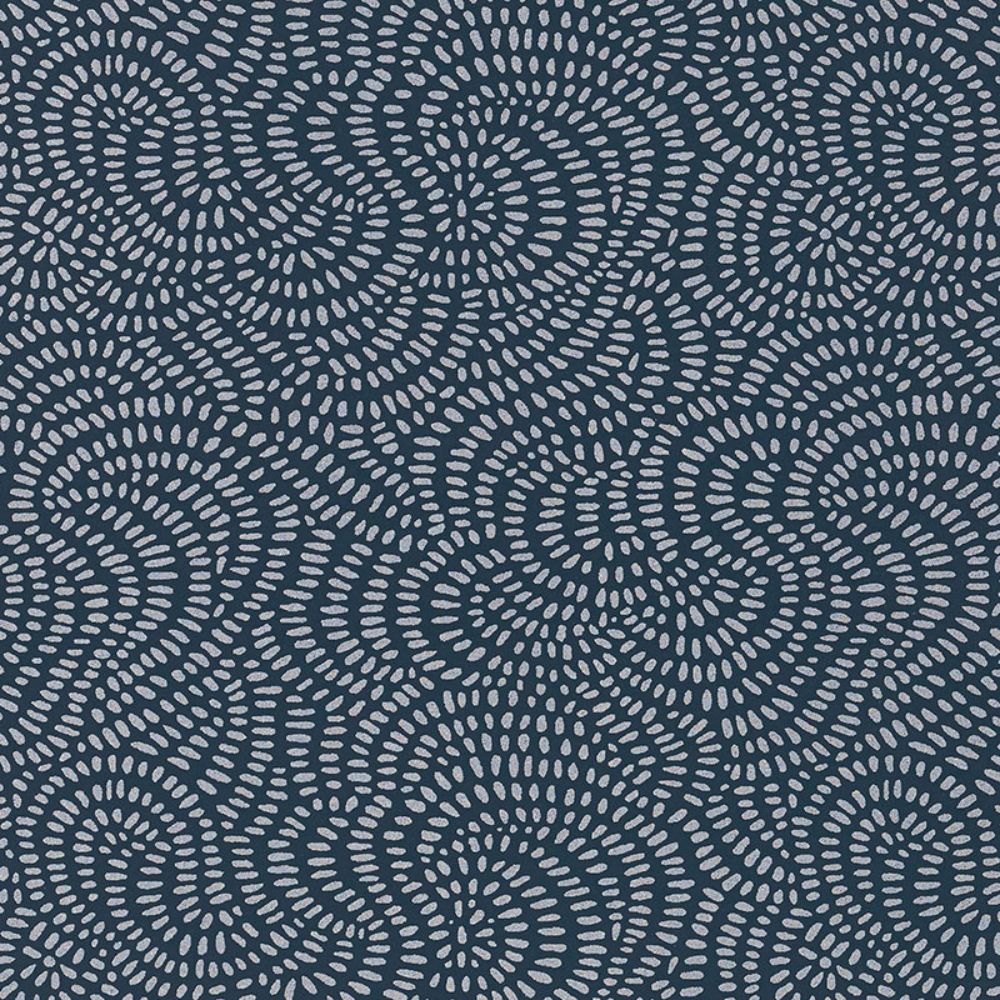 Schumacher 5007483 Whirlpool Wallpaper in Twilight