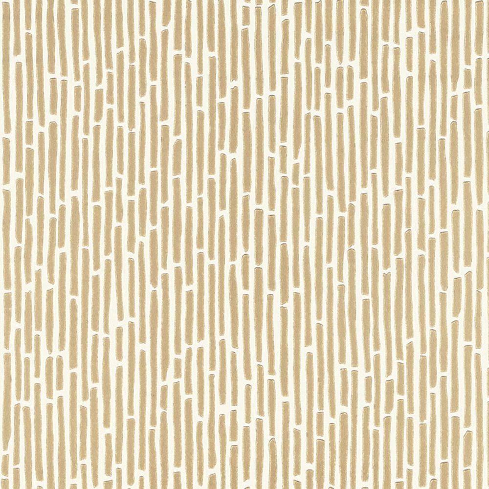 Schumacher 5007521 Bamboo Wallpaper in Gold