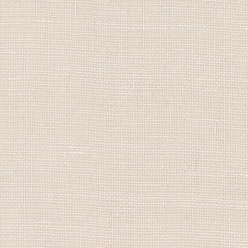 Schumacher 5007803 Linen Gesso Wallpaper in Blush