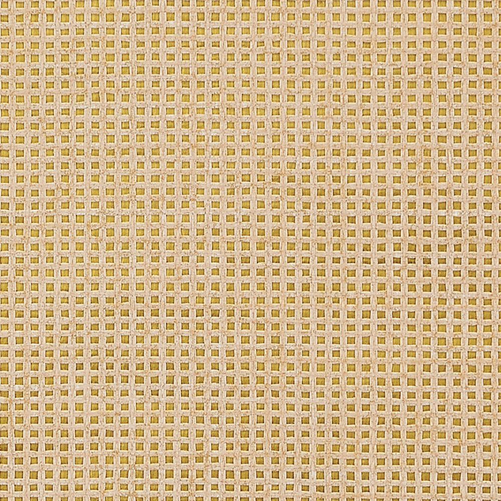 Schumacher 5007851 Metallic Mesh Wallpaper in Gold